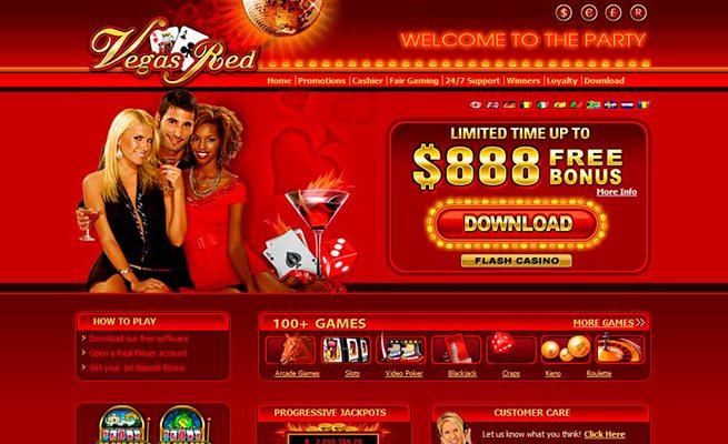Сайт казино Vegas Red